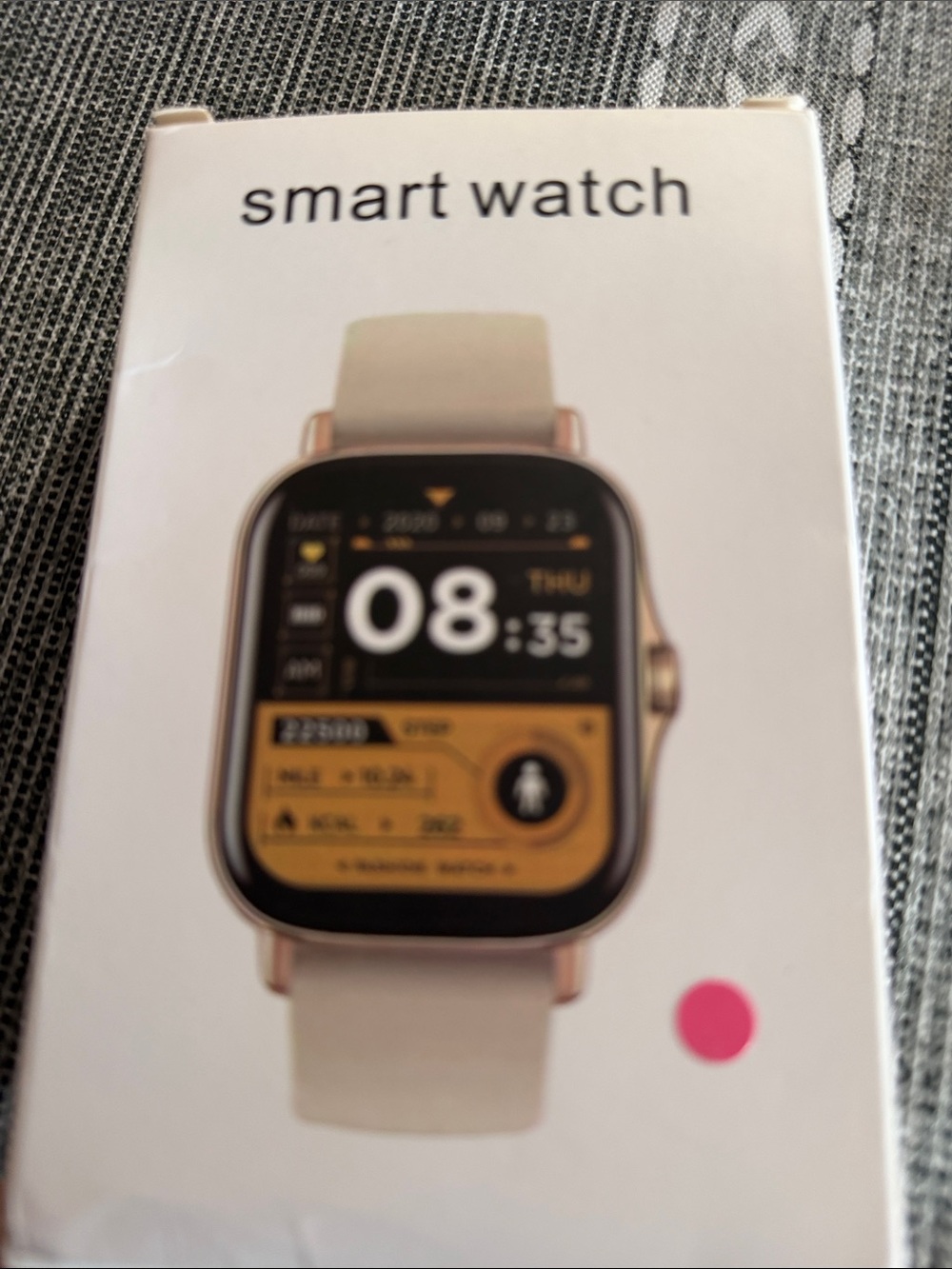 ⌚ NEW IN BOX Smart Watch – Pink Band Fitness Tracker & Bluetooth Call